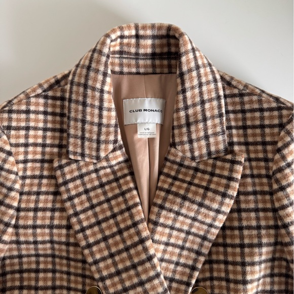 NWOT Club Monaco Jemma Plaid Coat - Picture 11 of 16